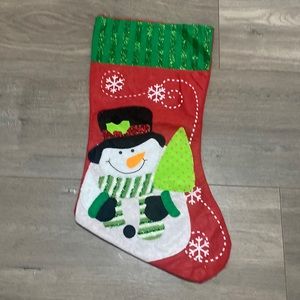 Christmas Snowman Stocking